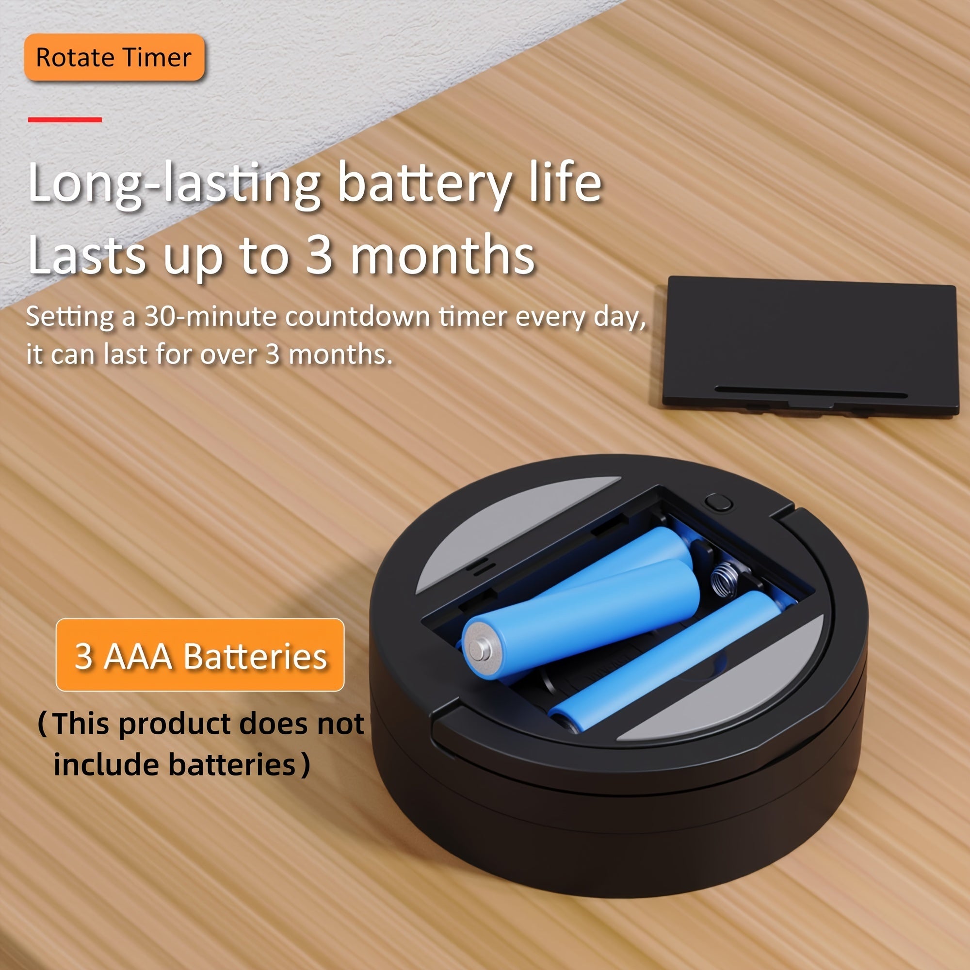 Katta LCD ekranli integratsiyalashgan magnit raqamli hisoblagich taymeri, ovqat pishirish, sport zallari, uchrashuvlar va yotoqxonalarda foydalanish uchun. 3 AAA batareyasi bilan ishlaydi (batareyalar kiritilmagan).