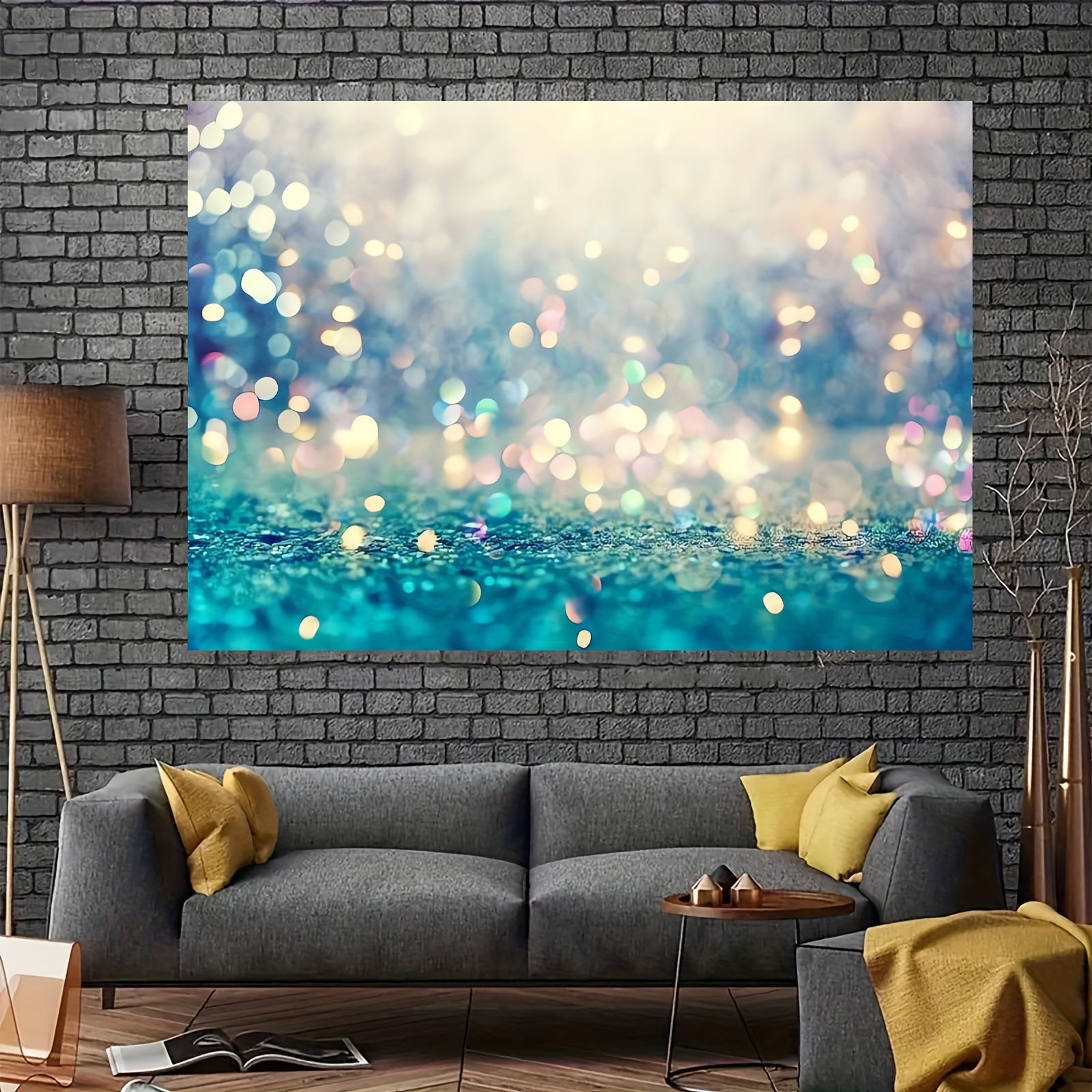 Yashil Polyester Bayram Banner Foto Props Tug'ilgan kun va Uy bezaklari uchun