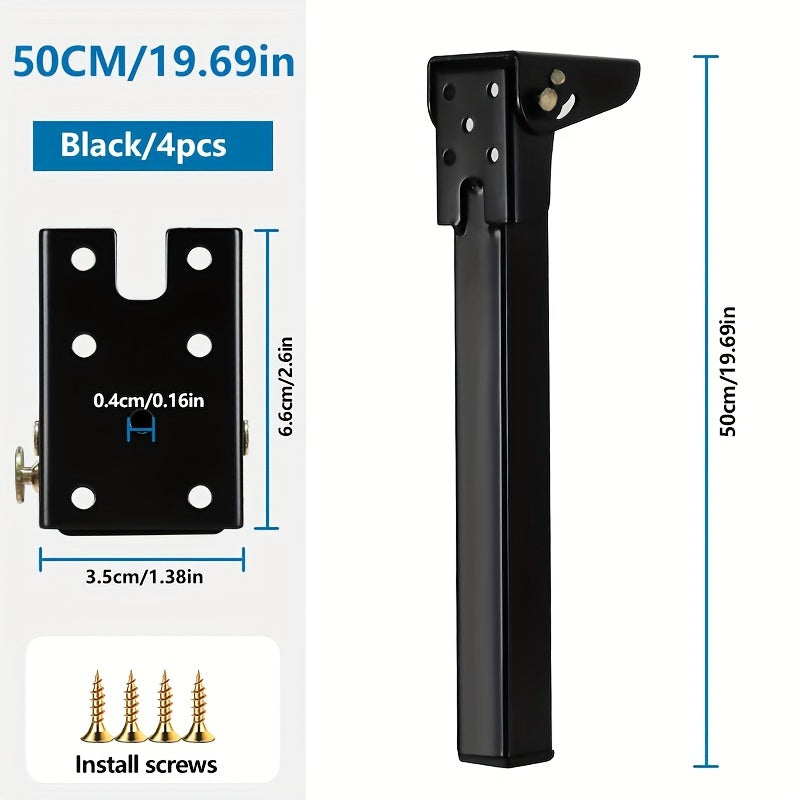 Multi-Functional Metal Folding Legs for Desks Beds and Camping Tables