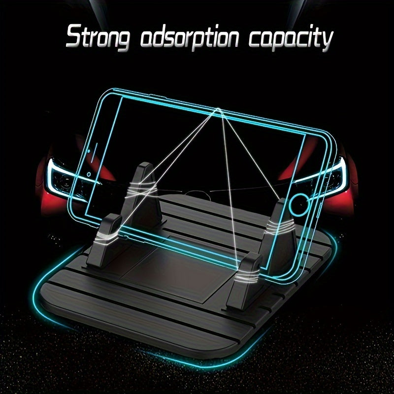 Universal Silicone Phone Holder for Car Dashboard Non-Slip Multi-Angle Mount