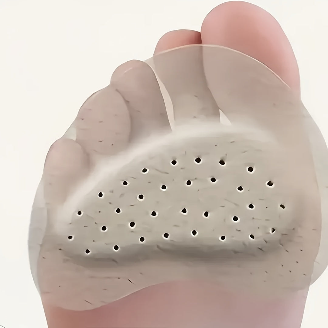 Unisex Leather Forefoot Inserts Shock Absorbing Breathable Cushion