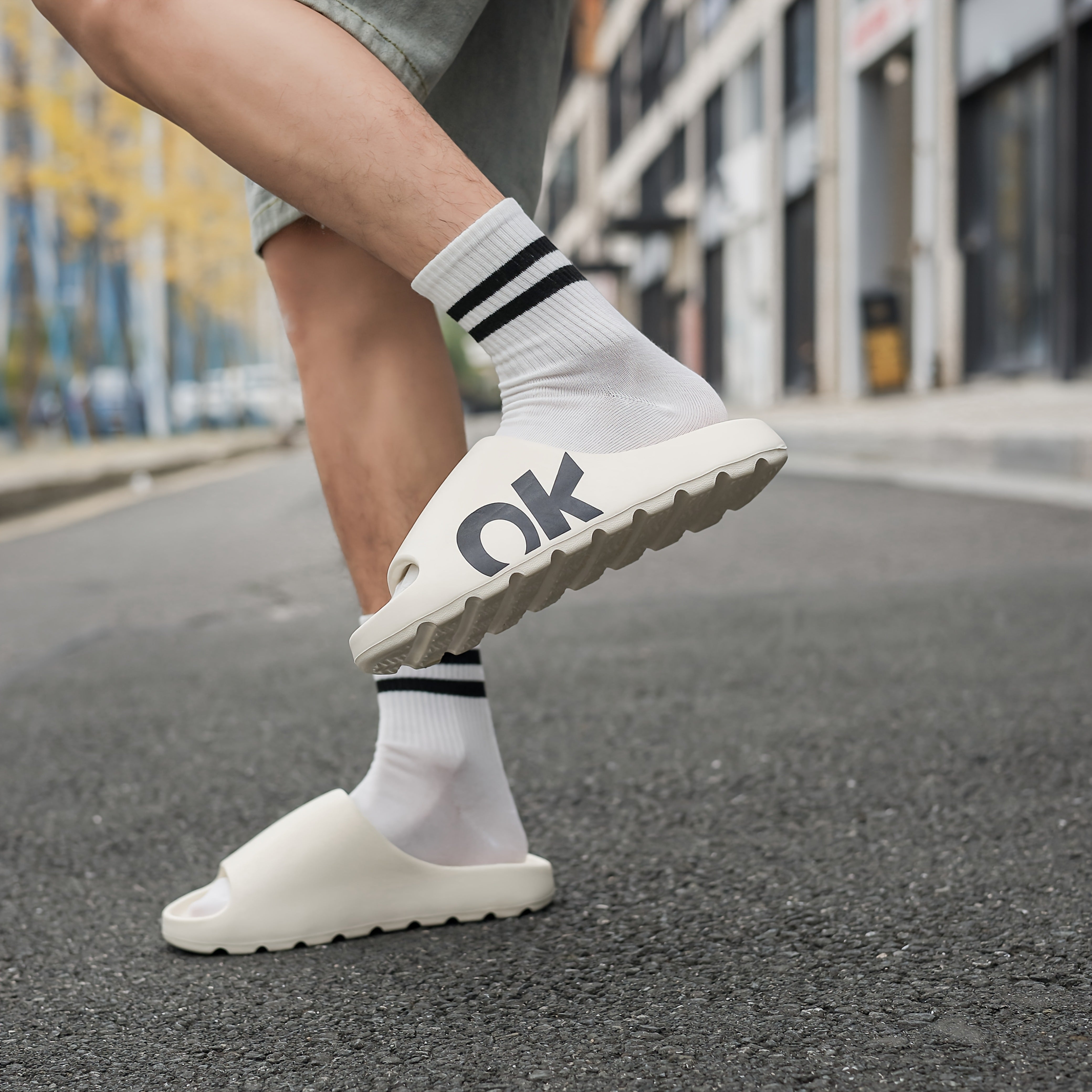 Unisex Summer EVA Slides Lightweight Non-Slip Casual Beach Sandals