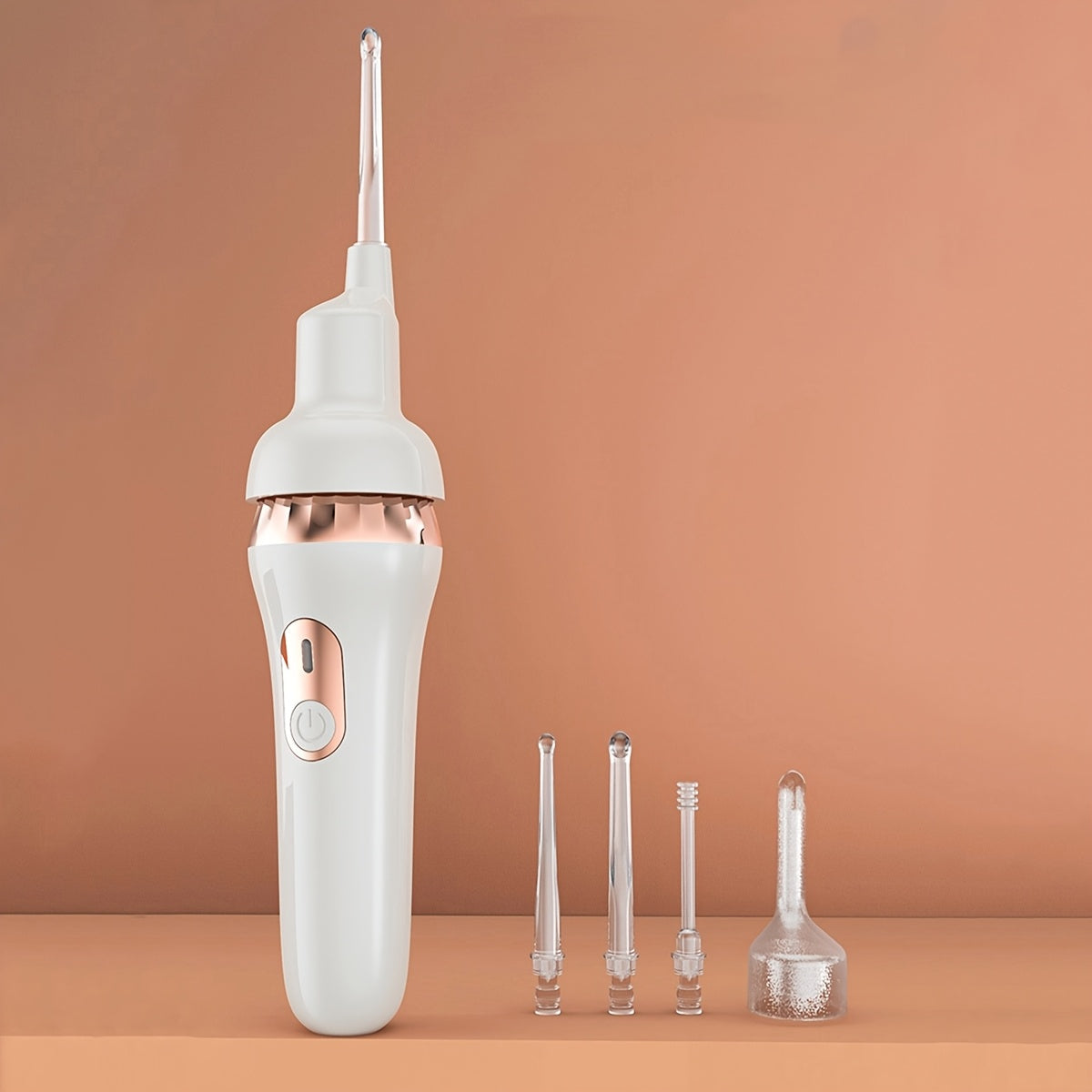 USB zaryadlovchi Type C quloq tozalash asbobi, suv tortuvchi elektr quloq cho'g'ich va LED chiroq bilan, kattalar va bolalar uchun mos. Bu hidsiz quloq qoshiq to'plami bayram sovg'asi uchun ajoyib.