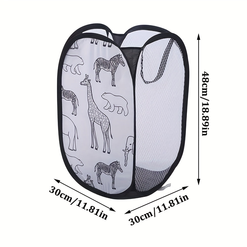 Fabric Laundry Basket for Bathroom Storage and Organization