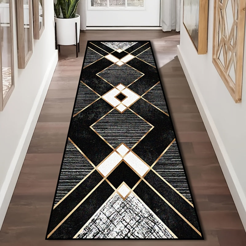 European Style Polyester Area Rug Waterproof Non-Slip Stain-Resistant Carpet