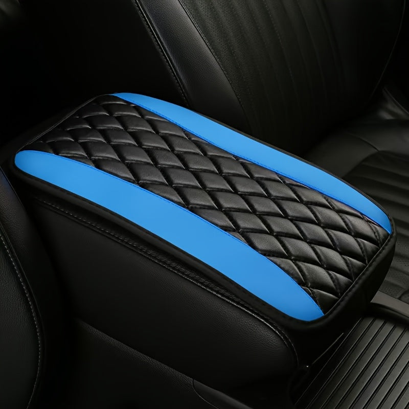 Car Interior Accessory Carbon Fiber Armrest Cover for Most Vehicles