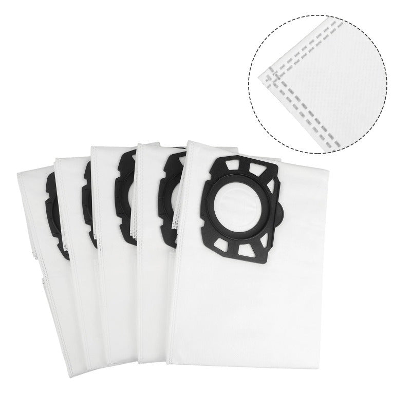 Replacement Dust Bags for Robot Vacuum Cleaner 5-Pack with Floor Attachment Kit