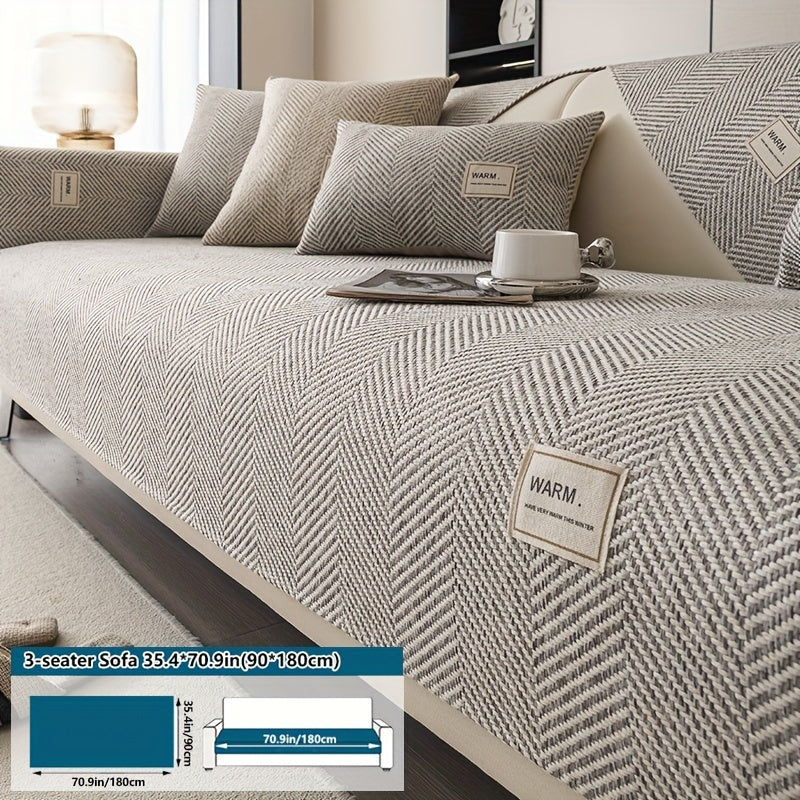 Чехол на диван из полиэстера в стиле бохо-шик для кресел и диванов, противоскользящий, безопасный для домашних животных, моющийся в машине