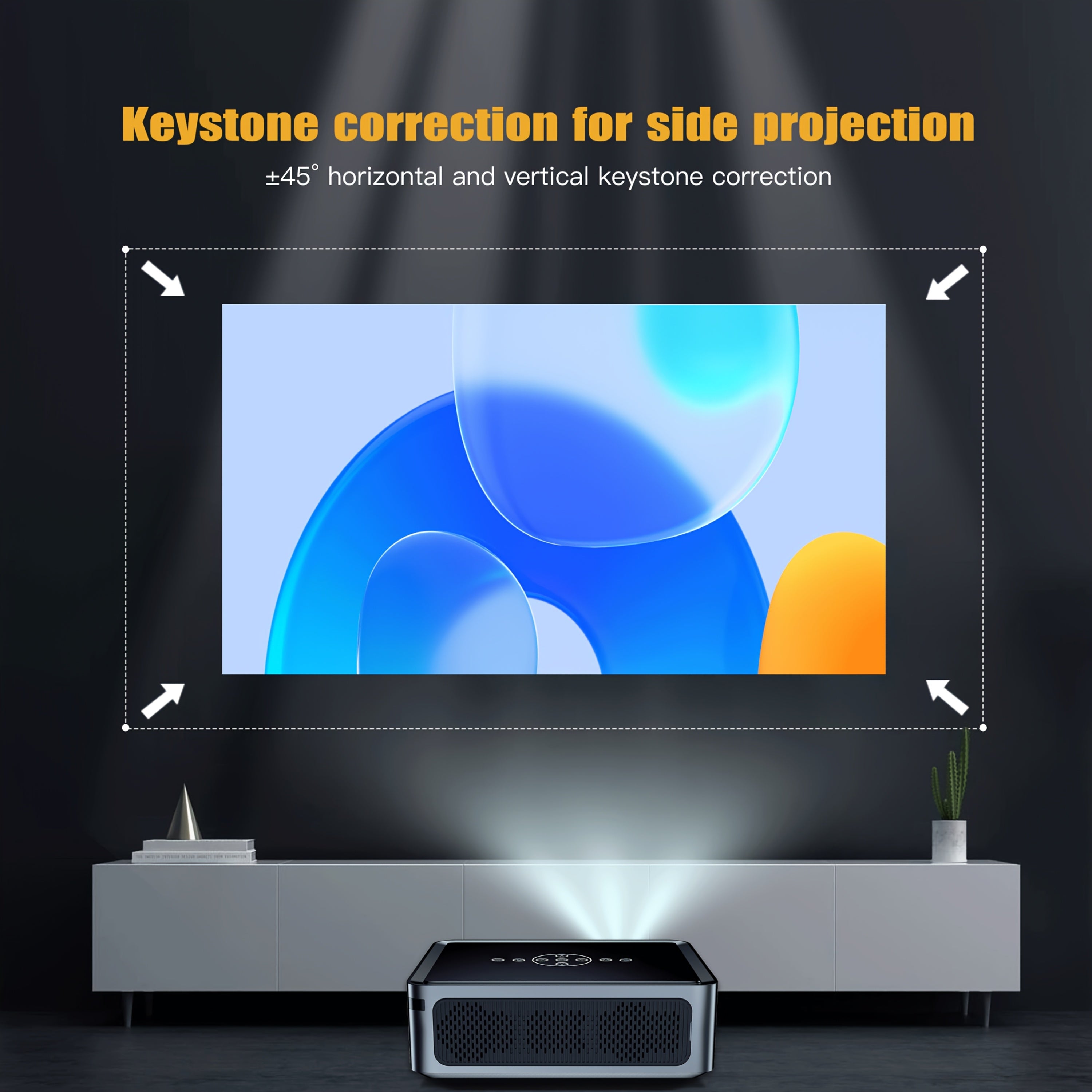 Ultra HD Home Theater Projector 4K WiFi Auto Focus Wireless Brightness