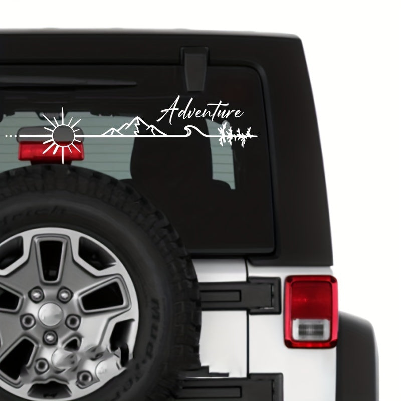 Наклейка из виниловой пленки для автомобилей, кемпинга, приключений, декора