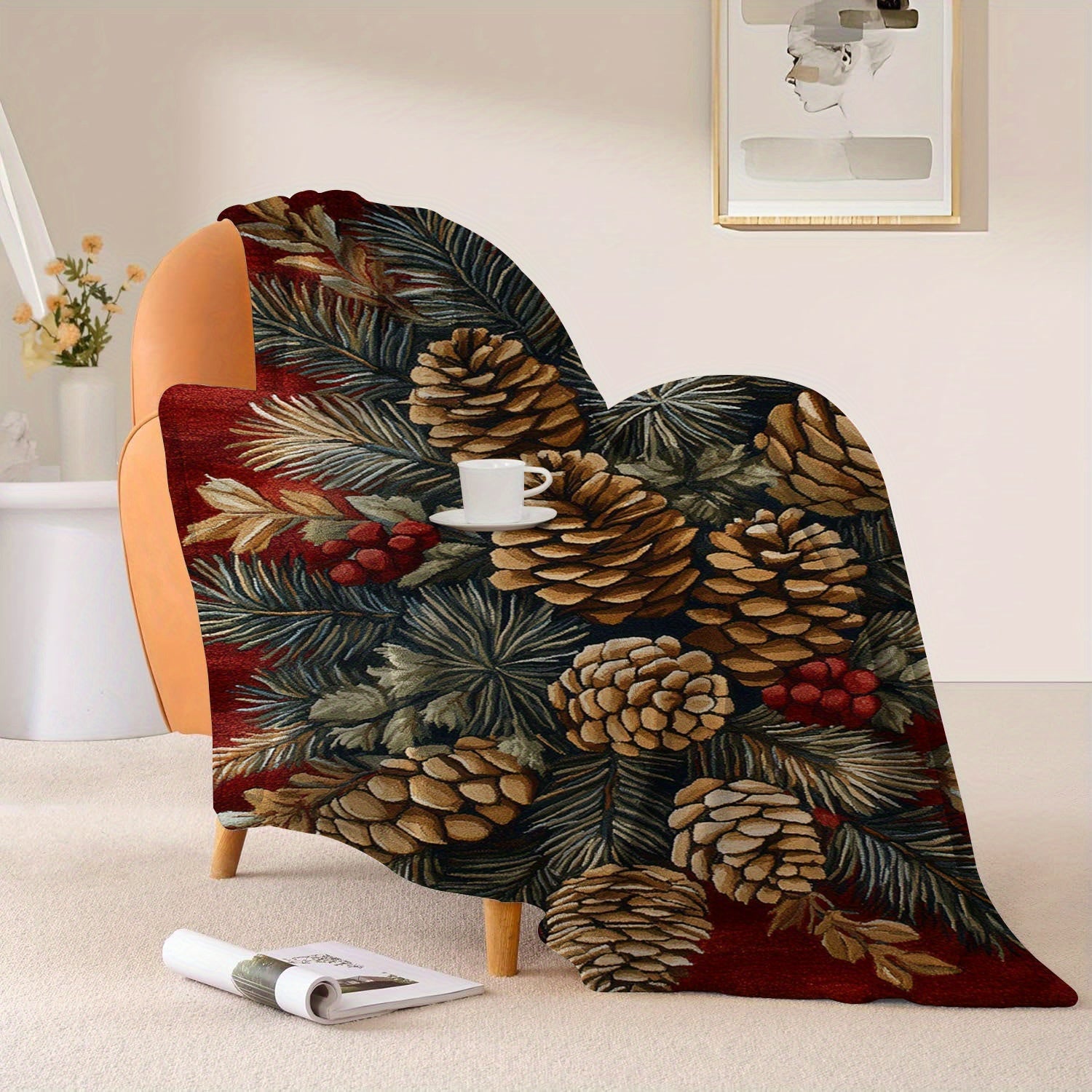 Flannel Fleece Throw Blanket Digital Print Soft Warm Bed Couch Travel Camping Gift