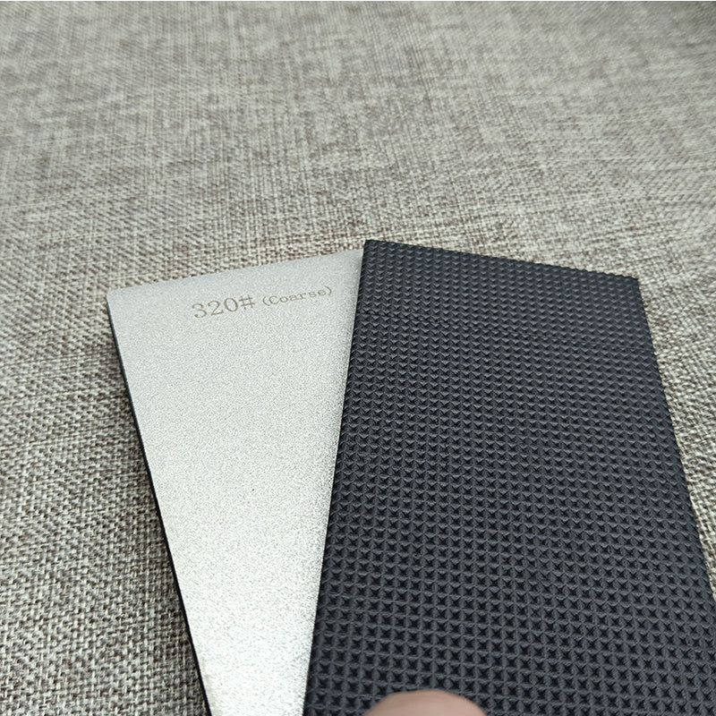 Kitchen Sharpening Stone Set 2-Piece Diamond Whetstone with Base and Knife Sharpener