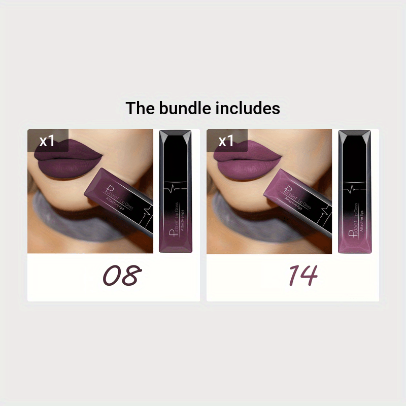 Matte Liquid Lipstick Long-lasting Smudge-Proof Fade-Resistant