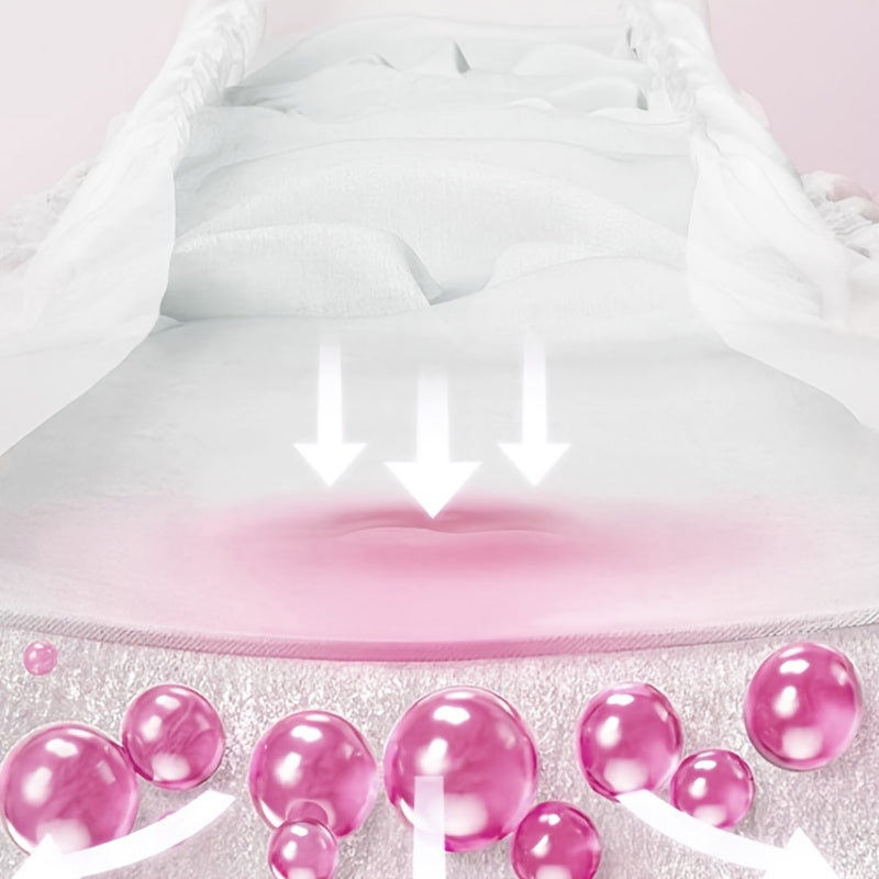 Paquete de 30 compresas sanitarias para adultos y personas mayores para uso nocturno menstrual y posparto