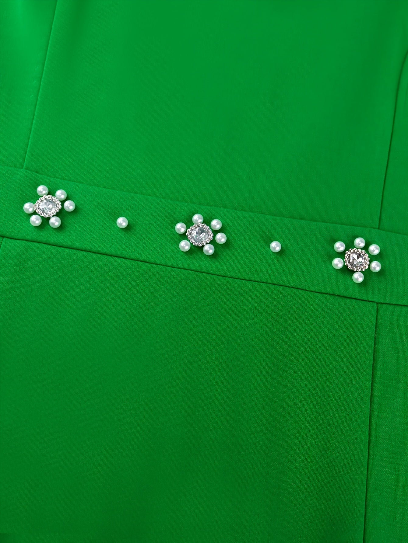 Plus Size Women's Beaded Long Sleeve Mermaid Evening Gown V-Neck Banquet Dress