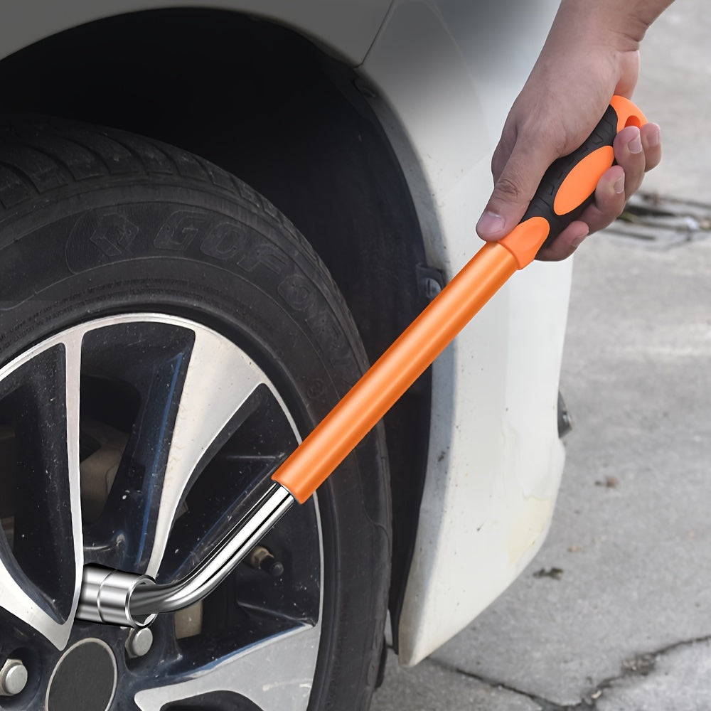 Juego de llaves de vaso telescópicas 4 en 1 de acero cromo vanadio para reparación de emergencia de neumáticos de coche