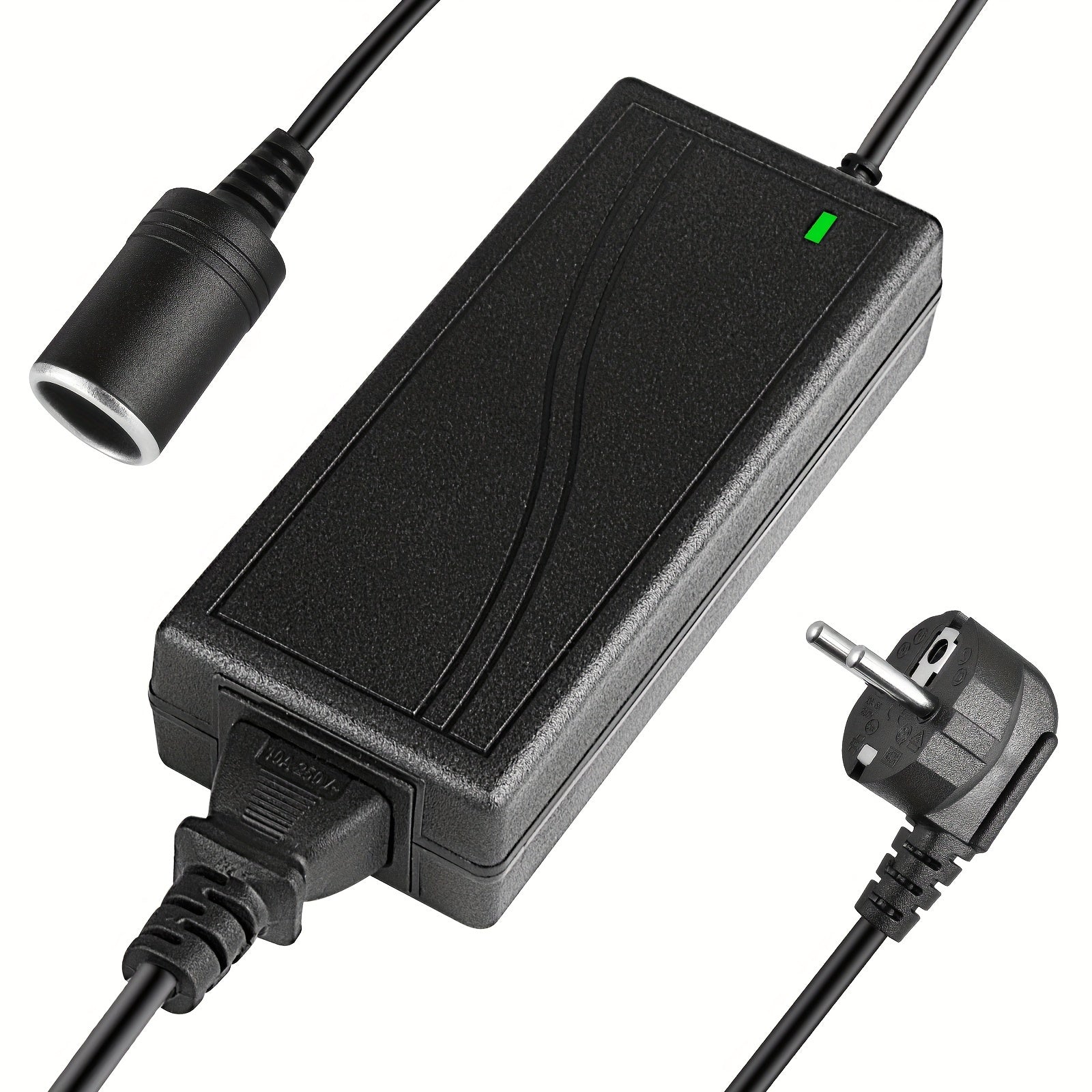 Adaptador de corriente estándar europeo 12V 5A Convertidor de AC a DC para dispositivos de coche y del hogar
