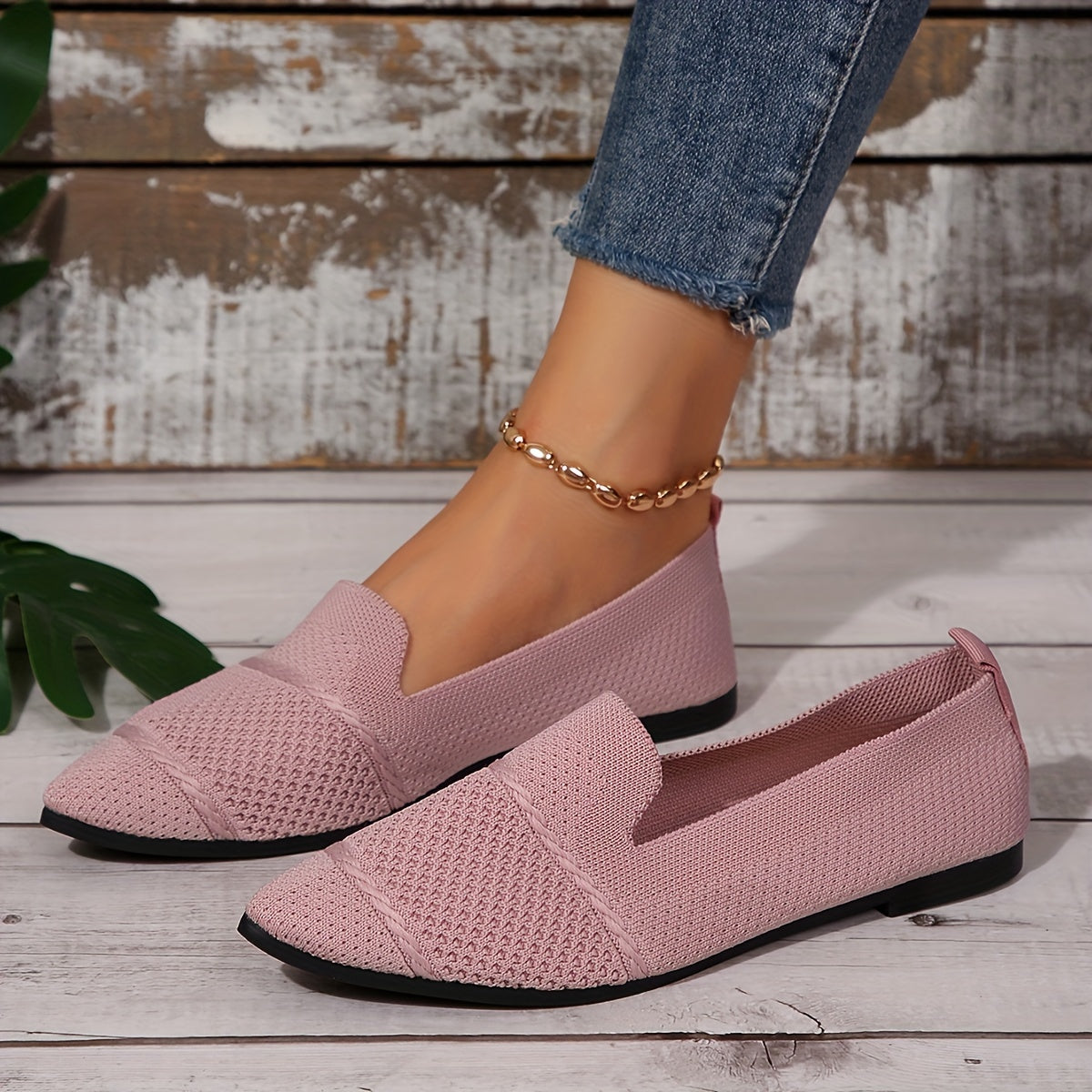 Women Breathable Flat Shoes Leather Comfortable Summer Shoes