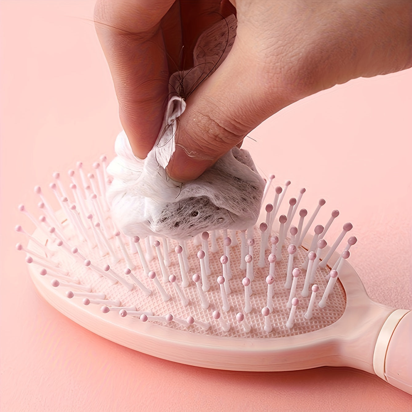 50 Pieces Air Cushion Comb Cleaning Nets Hairbrush Cleaner for Home and Travel