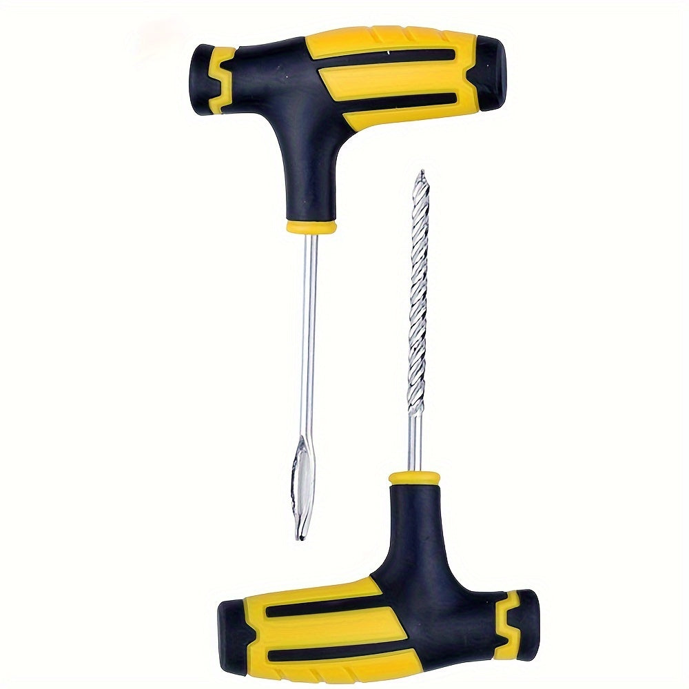 4-Piece Tire Repair Kit For Car Motorcycle Quick Fix Tool Set