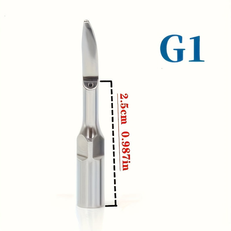 5-Piece Stainless Steel Dental Cleaning Attachments Set for Gum Health Manual Teeth Cleaning