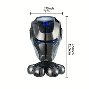 7D Head Shaver for Bald Men with Anti-Pinch Electric Razor and 5-in-1 Grooming Kit