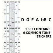Erhu Fretboard Stickers for Beginners White Musical Instrument Accessories