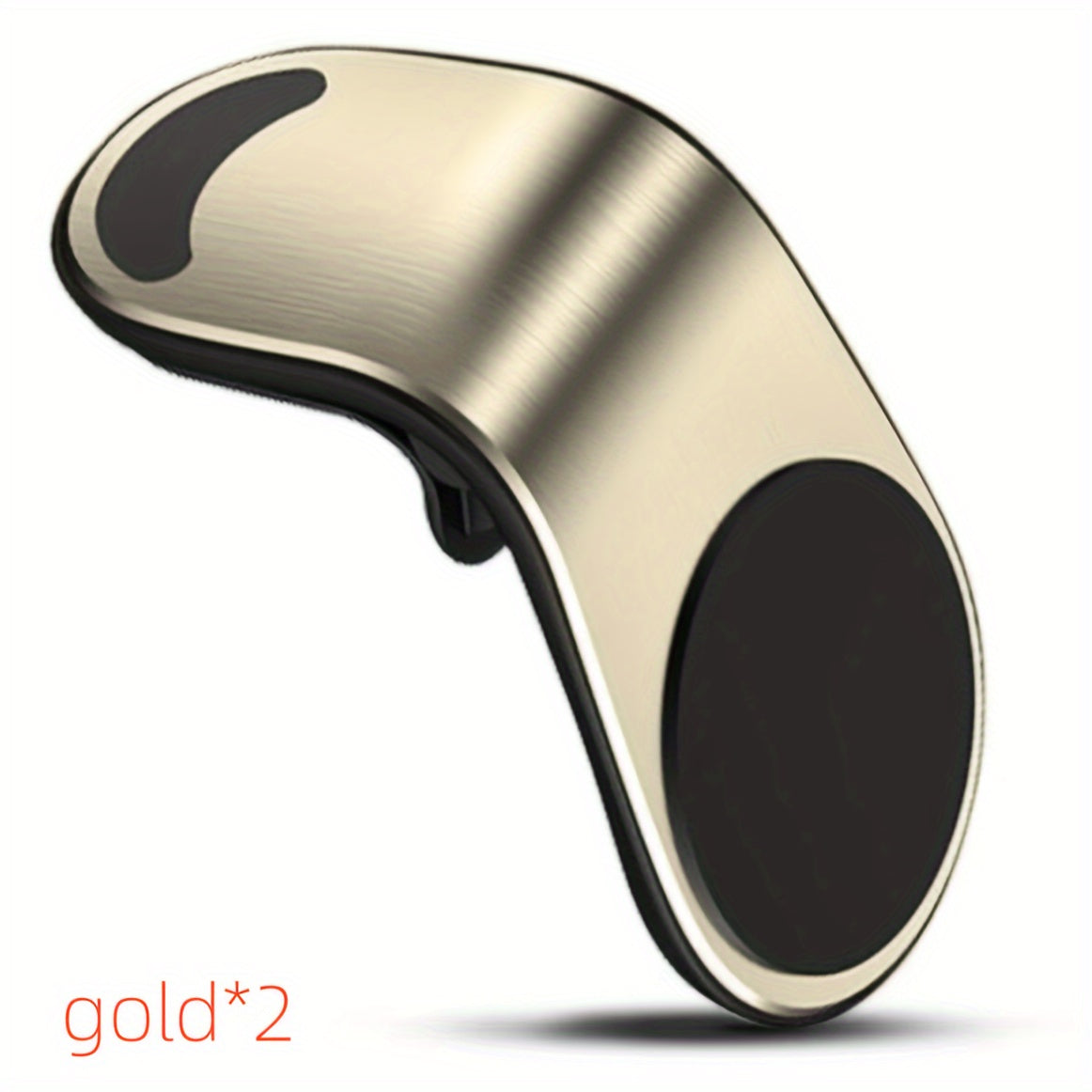 Magnetic L-Shaped Car Air Vent Phone Holder Aluminum Alloy Secure Mount