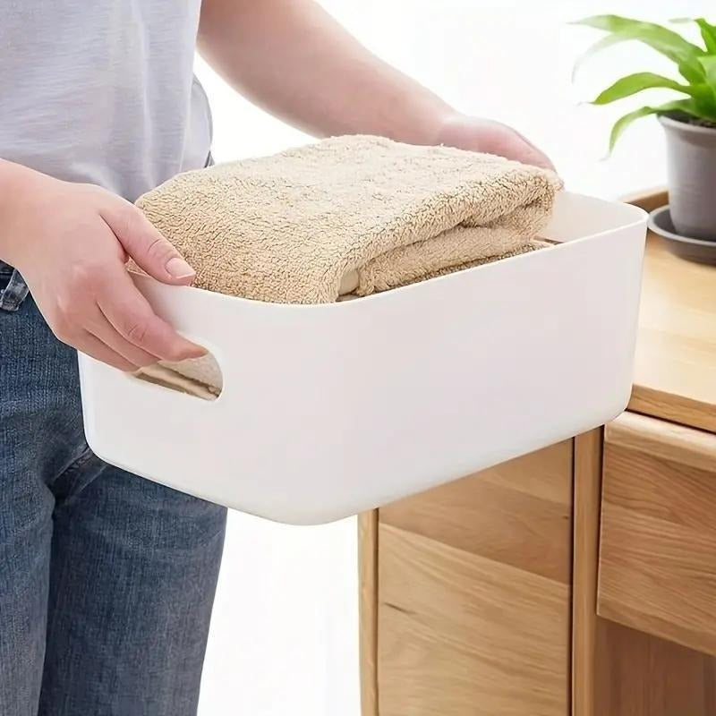 5 yoki 10 ta Premium Saqlash Qutilari - Oshxona, Hammom va Yotoqxona uchun Tashkil qilish uchun Mos Binochalar - Kosmetika, Snacklar va Boshqalar uchun Kuchli, BPA-Siz, To'plangan Plastik Idishlar