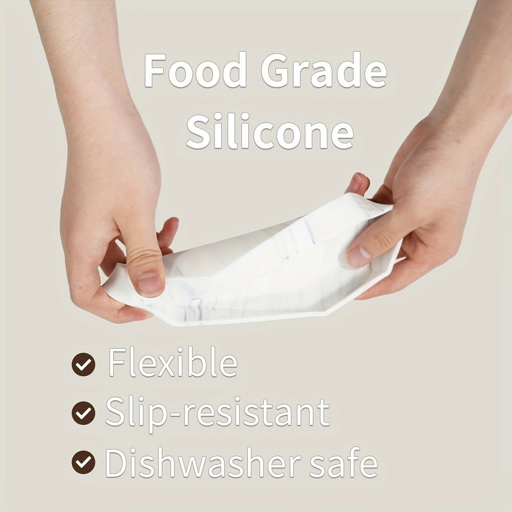 Silicone Bathroom Organizer Tray for Jewelry and Decor Storage