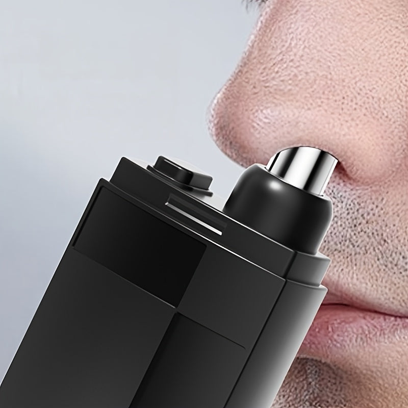Rechargeable Nose Ear Hair Trimmer Painless Stainless Steel Blade Portable for Men Women