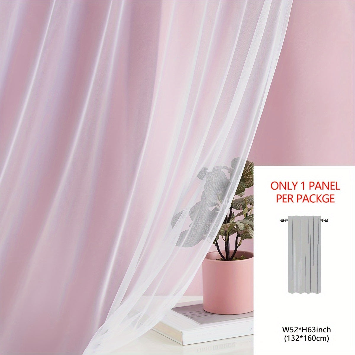 Blackout Curtains Single Panel Black Fabric Modern Simple Noise Reduction for Living Room Bedroom