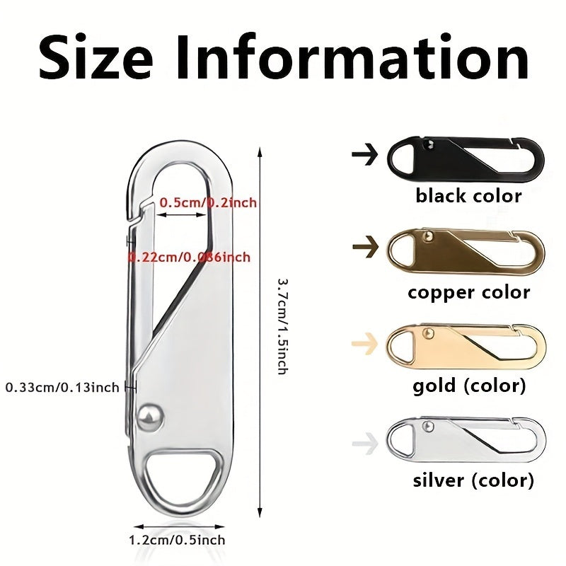 10 dona fermuar tortmalari metallli slayderlar turli ranglarda sayohat va kurtkalar uchun