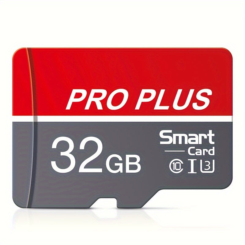 High-Speed Class 10 U3 MicroSD Card 16GB to 256GB Red and Gray for Smartphones Tablets