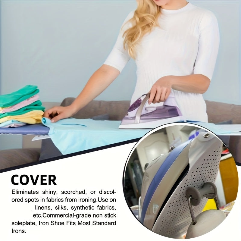 Protector de zapato de plancha de teflón resistente al calor para todo tipo de telas, uso en hogar y apartamento