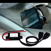 Dual USB 12V 24V to 5V DC Converter Adapter 3A 15W Hard Wiring