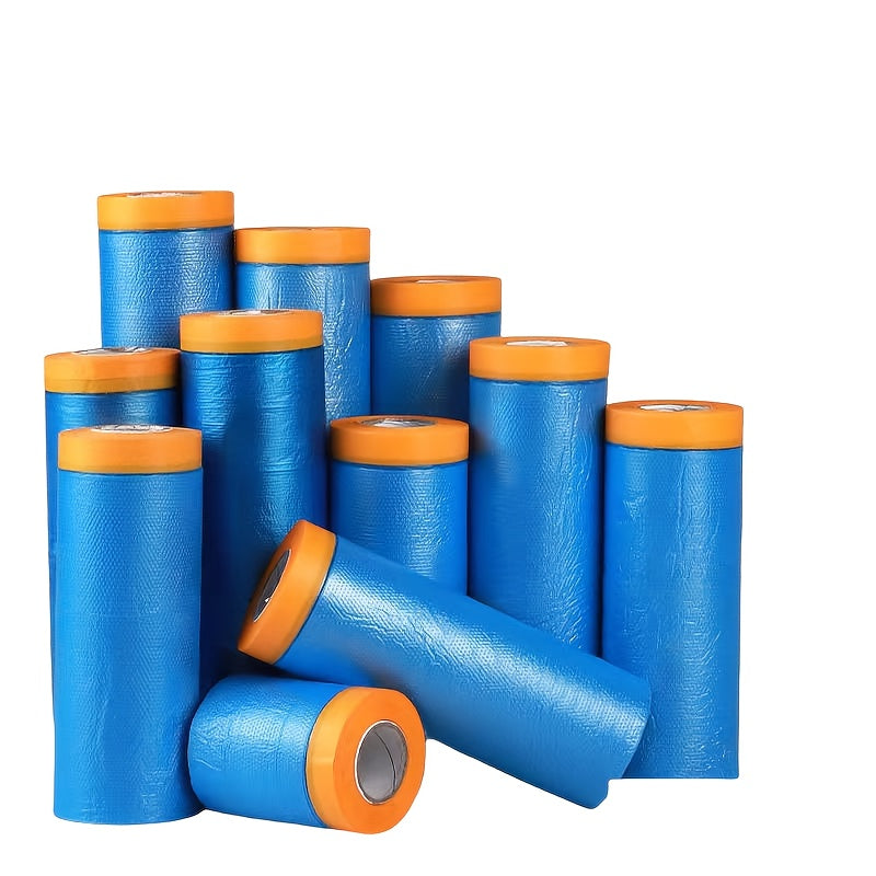 2 Rolls Auto Paint Masking Film High-Temperature Resistant Car Painting Protection