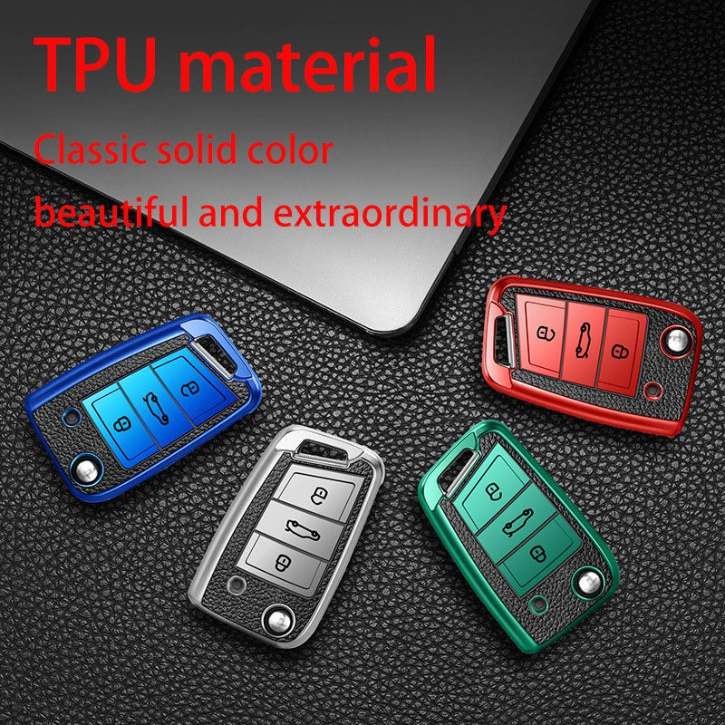 Car Key Protective Case TPU for 17th Gen Golf 7 and More