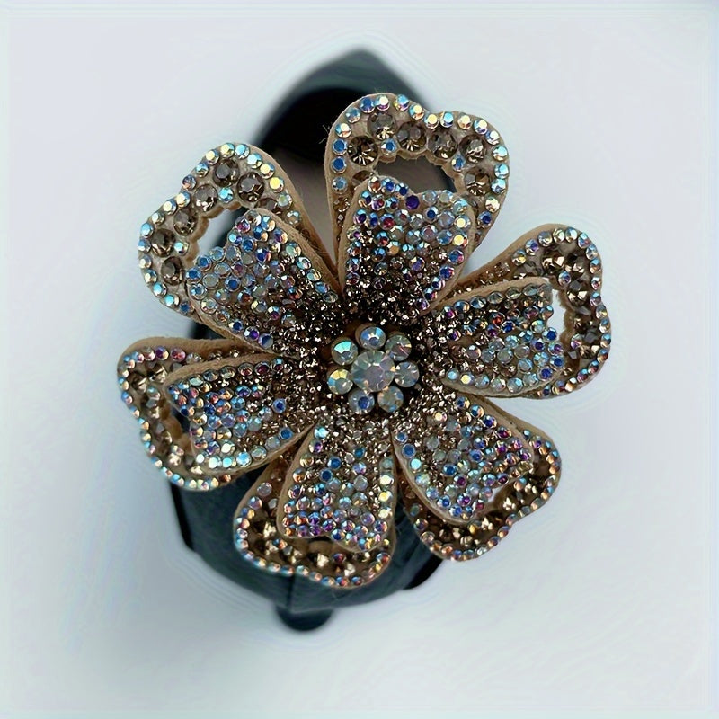 Girls Shoe Clips 2pcs Double Layer Flower DIY Accessories for Shoes and Clothing