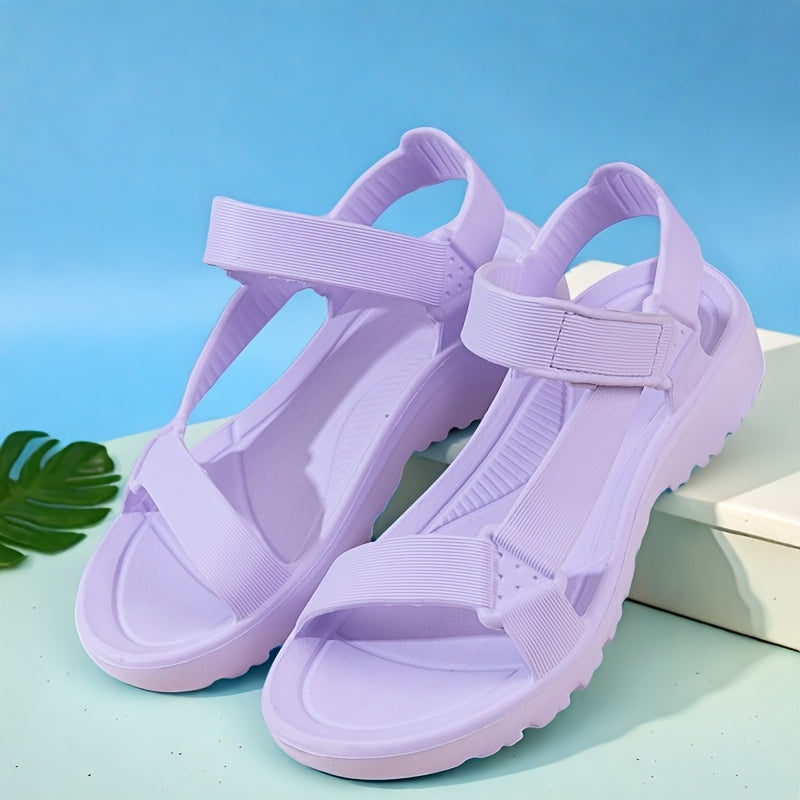 Women's EVA Slide Sandals with Adjustable Ankle Strap Open Toe Multiple Colors