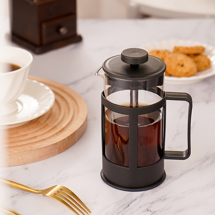 Disposable 600ml 1000ml French Press Coffee Tea Maker Borosilicate Heat-Resistant Glass