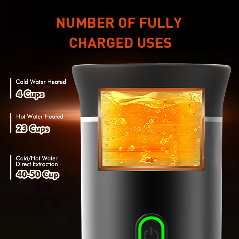 Cafetera de espresso recargable por USB portátil para viajes y hogar con compatibilidad con cápsulas