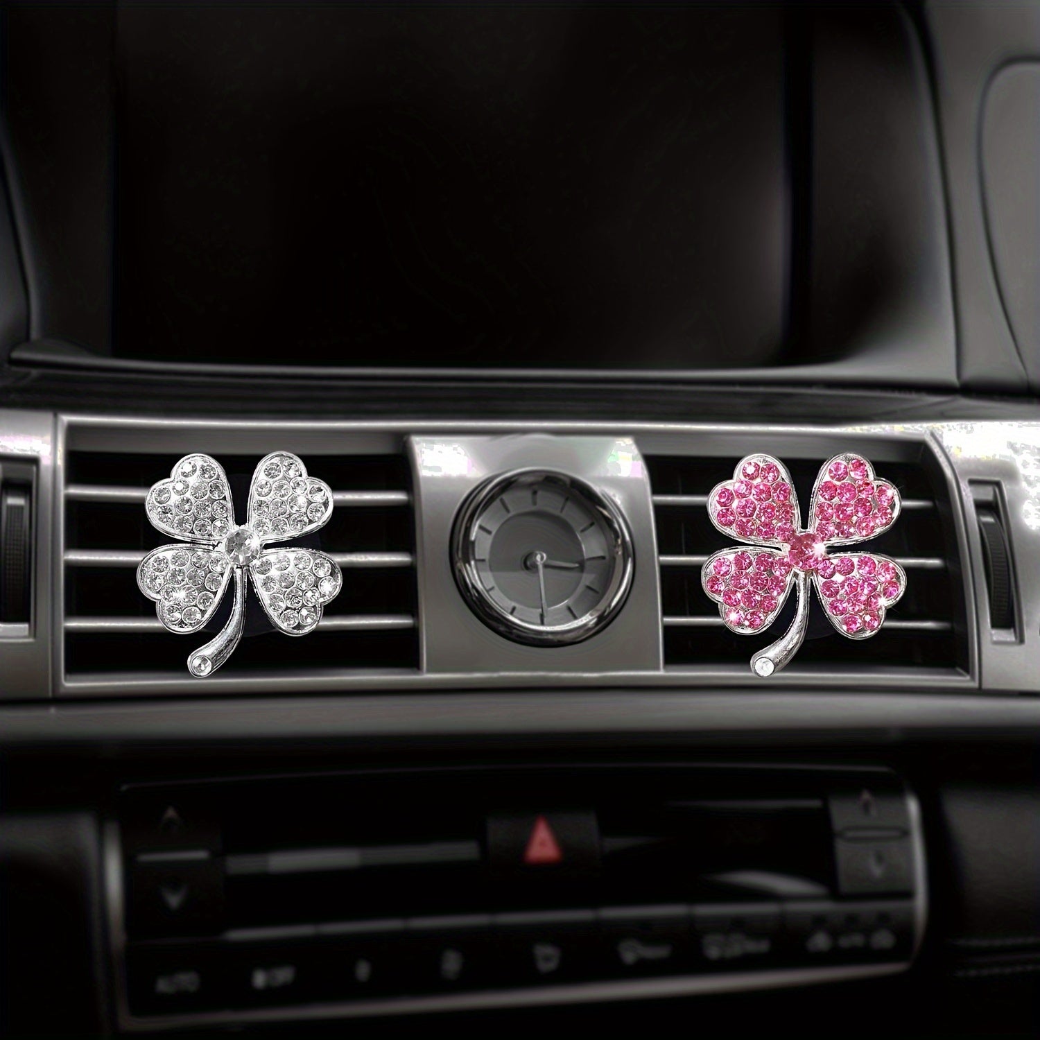 Ayollar uchun avtomobil havo tozalovchi vent klipi, toza hidi bilan bezatilgan dekor