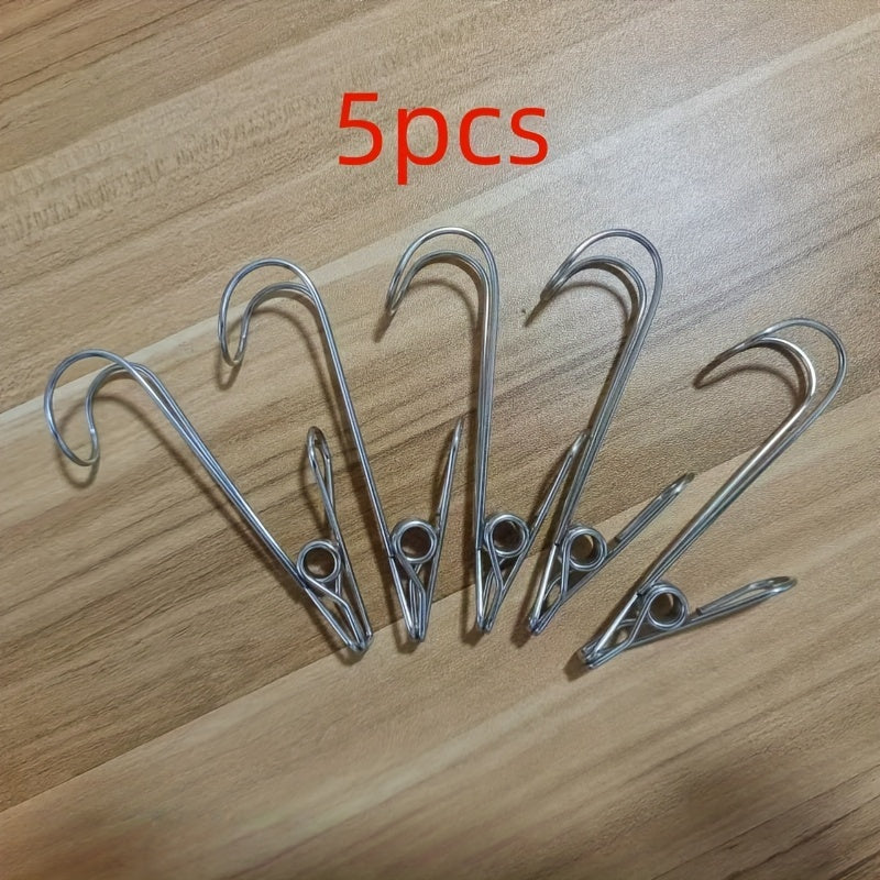 Ganchos de pared de acero inoxidable para toallas de cocina y baño duraderos y elegantes