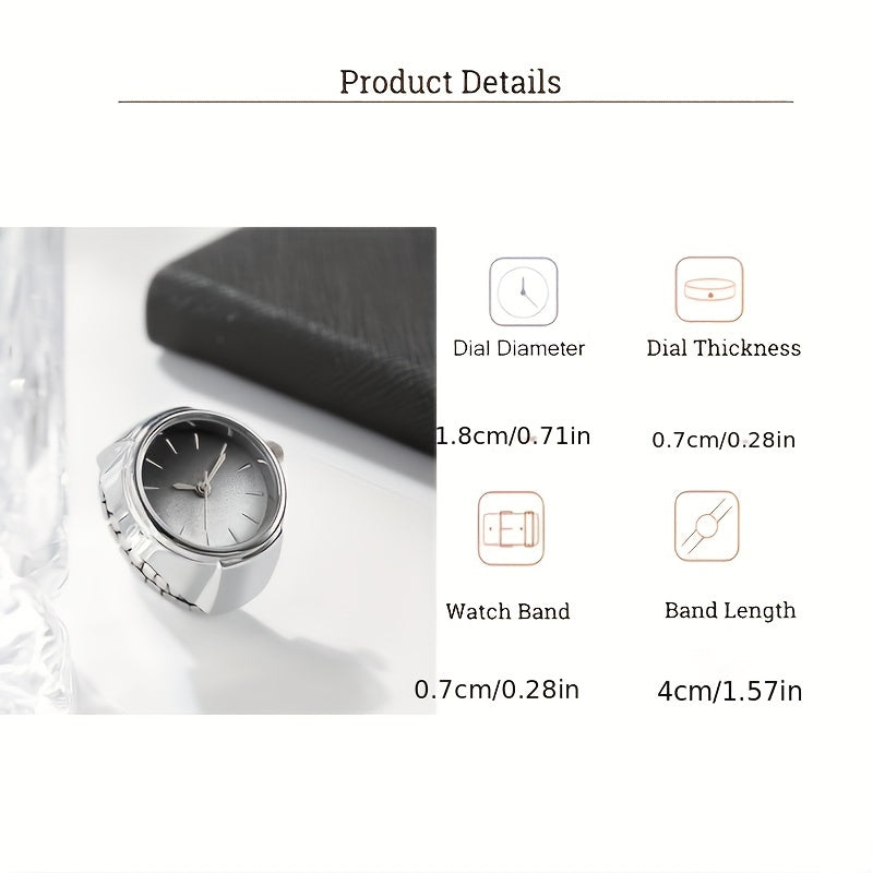 Moda ayollar uchun tortib olinadigan kamar bilan mini ayollar uchun gradient rangli soat