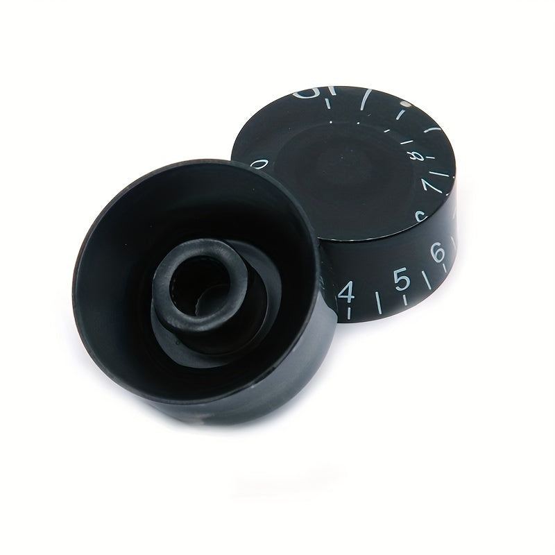 Acrylic Electric Guitar Knobs Set of 4 with 24 Fine Splines for Speed Control