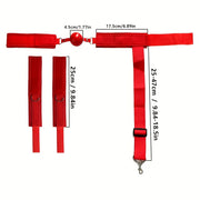 Adult Couples BDSM Game Props Gag Mouth Plug Set Silicone 2-Piece