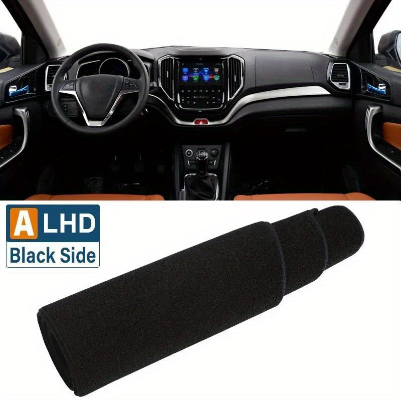 Car SUV Dashboard Sun Shade Mat Polyester UV Protection Left Drive