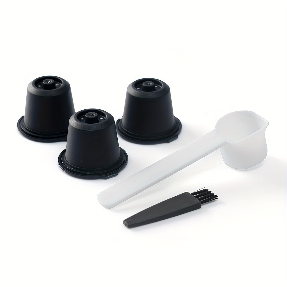 Reusable Plastic Capsule Oil-Free Spoon Brush 3Pcs or 6Pcs for Kitchen