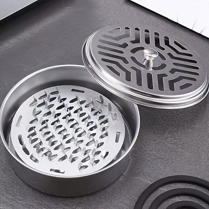 3Pcs Stainless Steel Mosquito Coil Burner Sets Windproof Incense Holders